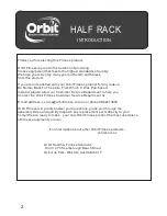 Preview for 3 page of Orbit OBB007 Owner'S Manual