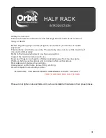 Preview for 4 page of Orbit OBB007 Owner'S Manual