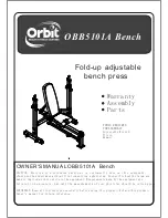 Preview for 1 page of Orbit OBB5101A Owner'S Manual