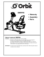 Preview for 1 page of Orbit OBRPR5 Owner'S Manual