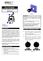 Preview for 1 page of Orbit OSLPIR360W Manual