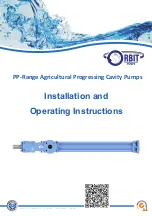 Orbit PP Series Installation And Operating Instructions Manual предпросмотр