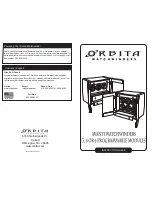 Предварительный просмотр 1 страницы Orbita Avanti 3 Instruction Manual