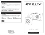 Orbita ROTORWIND CASETTA Instruction Manual preview