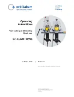 Preview for 1 page of Orbitalum GF 4 AVM Operating Instructions Manual