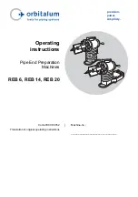 Orbitalum REB 14 Operating Instructions Manual preview