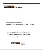 OrbitGPS G1010 User Manual preview