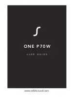 Preview for 1 page of Orbitsound ONE P70W User Manual