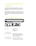 Preview for 3 page of Orbitsound SB60 airSOUND BASE Handbook