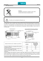 Preview for 13 page of Orca FLEXI 50 User Manual