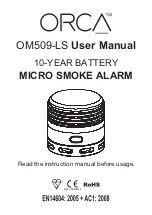 Orca OM509-LS User Manual preview