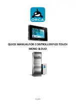 Preview for 1 page of Orca PGD TOUCH DUO Quick Manual