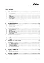 Preview for 4 page of Orca UVpro V-LAB Operating Instruction