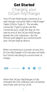 Предварительный просмотр 2 страницы Orcam MyCharger User Manual