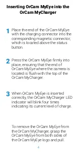 Предварительный просмотр 4 страницы Orcam MyCharger User Manual