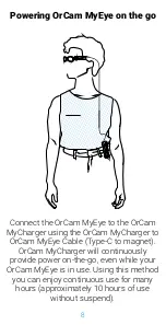 Предварительный просмотр 8 страницы Orcam MyCharger User Manual