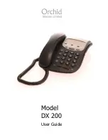 Orchid DX 200 User Manual preview