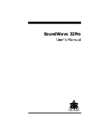 Orchid SoundWave 32Pro User Manual preview