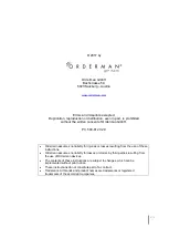 Preview for 2 page of Orderman Sol Operating Instructions Manual