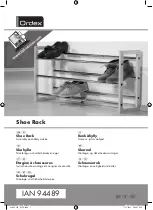 Preview for 1 page of Ordex Shoe Rack Assembly And Safety Advice