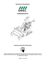 OREC HRC663 Instruction Manual preview