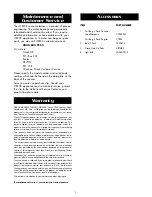 Preview for 3 page of Oreck 2635RH User Manual