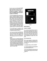 Preview for 5 page of Oreck 442857-013 Owner'S Manual