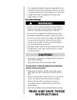 Предварительный просмотр 5 страницы Oreck AirInstinct AIR109 User Manual