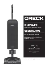 Preview for 1 page of Oreck BK95519 User Manual