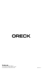 Preview for 56 page of Oreck BK95519 User Manual