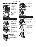 Предварительный просмотр 8 страницы Oreck DTX1400 User Manual