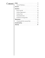 Preview for 3 page of Oreck HEATWISE HW1000P User Manual