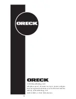 Preview for 16 page of Oreck HEATWISE HW1000P User Manual