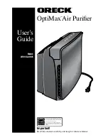 Предварительный просмотр 1 страницы Oreck OptiMax AIR94 User Manual