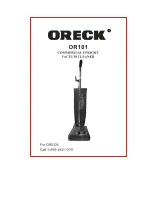 Oreck OR101 User Manual preview