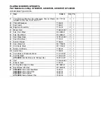 Preview for 11 page of Oreck Platinum U7000ECB Service Parts List