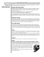 Preview for 5 page of Oreck Professional Series Gold User Manual