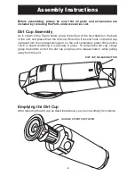 Preview for 6 page of Oreck SPEED SWEEP TEK 100 User Manual