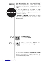 Preview for 2 page of Oreck STEAM 75 User Manual