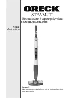 Preview for 23 page of Oreck STEAM-IT STEAM100LRH User Manual