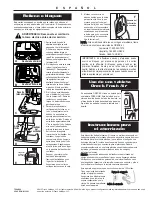 Preview for 20 page of Oreck U2000R-1 User Manual