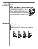 Preview for 6 page of Oreck U4300 Graphite series User Manual