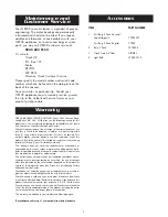 Preview for 3 page of Oreck XL 2635RH User Manual