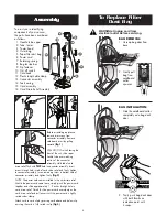 Preview for 4 page of Oreck XL 2635RH User Manual