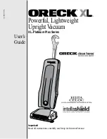 Oreck XL Gold User Manual предпросмотр