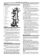 Preview for 5 page of Oreck XL PRO DS1700HY User Manual