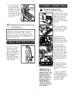 Предварительный просмотр 7 страницы Oreck XL U2200RD User Manual