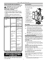 Preview for 14 page of Oreck XL2000HHE User Manual