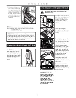 Предварительный просмотр 7 страницы Oreck XL2200RS User Manual