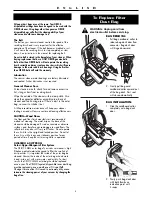 Предварительный просмотр 5 страницы Oreck XL2600HH User Manual